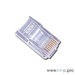 Вилка RJ-45 (8P8C) PLUG3UP6/10 универсальная cat.5e, контакты 6 микродюймов' (10 шт.), фото2
