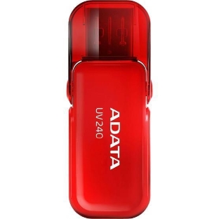 Флешка USB ADATA UV240 (AUV240-32G-RRD), 32Gb, USB 2.0, R/W 15/5, красный