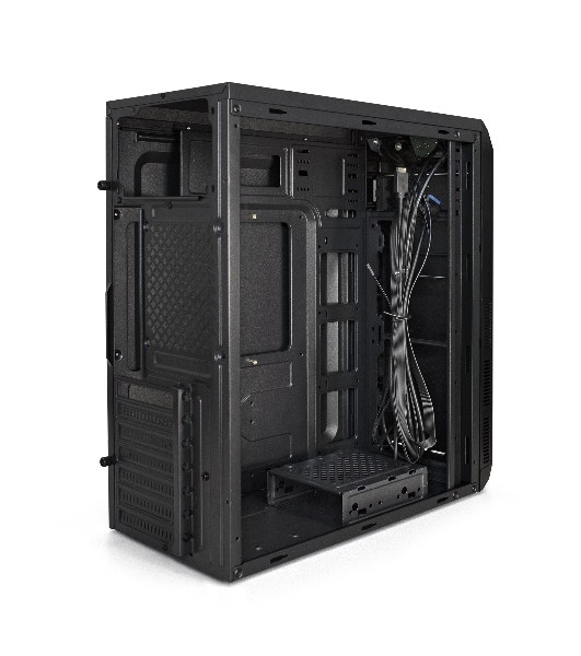 Компьютерный корпус Miditower ExeGate XP-334UC-XP400 (ATX, XP400 с вент. 12см, 1хUSB/1хUSB 3.0/1хTypeC, аудио, черный)