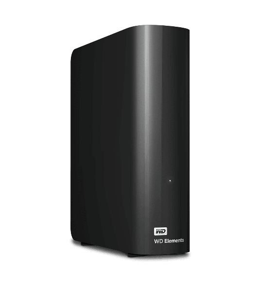 Внешний HDD 3.5' Western Digital Elements Desktop, 18TB, USB 3.2 Gen 1 Type-A, 5400 rpm, черный