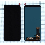 Дисплей для Samsung Galaxy J6 2018 SM-J600F в сборе с тачскрином (OLED) черный, фото 1