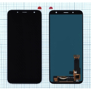 Дисплей для Samsung Galaxy J6 2018 SM-J600F в сборе с тачскрином (OLED) черный