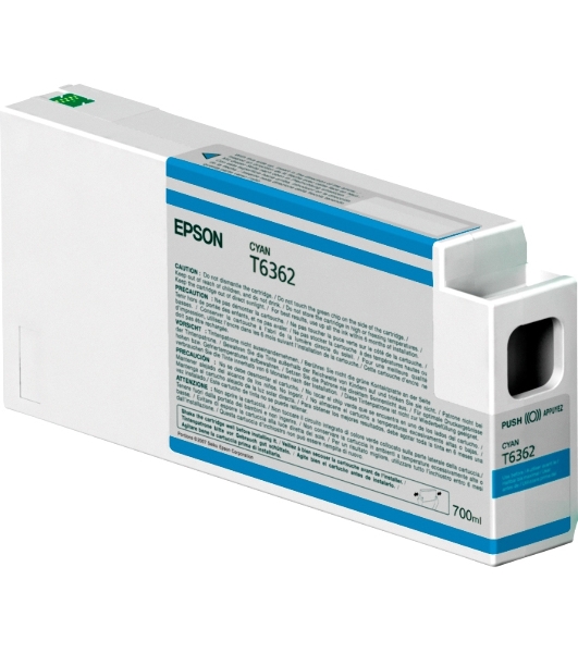 Картридж струйный Epson C13T636200 голубой (700 мл) для Stylus 7700, 7890, 7900, 9700, 9890, 9900, WT7900