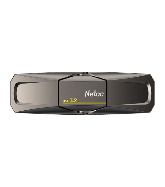 Флешка USB Netac US5 (NT03US5C-256G-32TA), 256Gb, USB 3.2/TypeC, R/W/ 550/500, черный