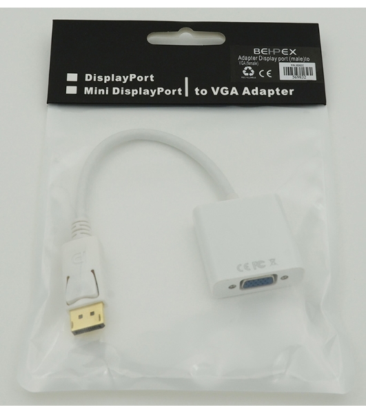 Переходник Belsis Display port (male) to VGA (female)