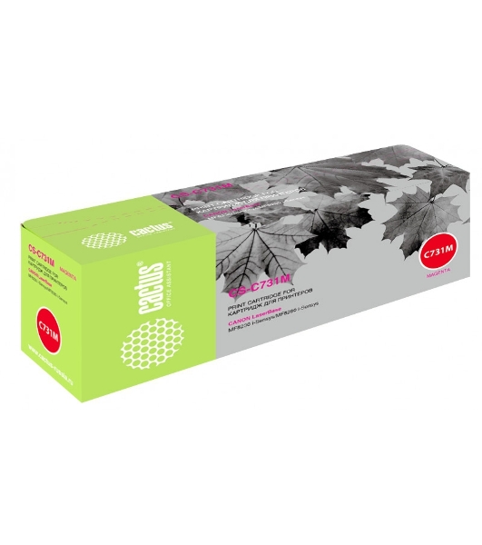 Картридж лазерный Cactus CS-C731M пурпурный (1800 стр.) для Canon LaserBase MF8230 i-Sensys/MF8280 i-Sensys