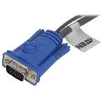 Кабель KVM ATEN 2L-5201U USB(тип А Male)+HDB15(Male) <-> SPHD15(Male) 1,2м., черный., фото4
