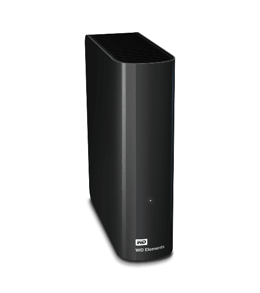 Внешний HDD 3.5' Western Digital Elements Desktop, 18TB, USB 3.2 Gen 1 Type-A, 5400 rpm, черный