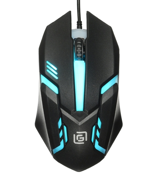 Мышь проводная Oklick 396M INSOMNIA черный, 1000 dpi, USB, кнопки - 3