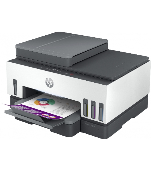 МФУ струйное HP Smart Tank 790 (4WF66A), A4, цветной, печ. до 15 стр/мин. (ч/б) до 9 стр/мин. (цвет), 1200 x 1200 dpi (ч/б печать, скан.) 1200 x 4800 dpi (цвет), USB, Wi-Fi, BlueTooth, Air Print, Mopria