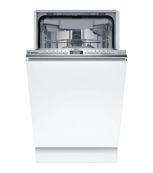 Встраиваемая посудомоечная машина Bosch SPV4HMX10E, серебристый, 44.8 см, 10 компл., 44 дБ, класс A++