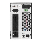 Источник бесперебойного питания On-line ExeGate PowerExpert TL-2000.72V.LCD.AVR.4SH.USB.RS232.SNMP 2000VA/2000W, On-Line, PF=1, LCD, 4*Schuko, RS232, USB, SNMP-slot, встроенные батареи 12V 7.2Ah- 6шт, возможность подключения до 4 внешних батарейных блоков 72В, Tower, металлический корпус, Black, фото5