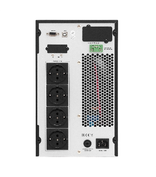 Источник бесперебойного питания On-line ExeGate PowerExpert TL-2000.72V.LCD.AVR.4SH.USB.RS232.SNMP 2000VA/2000W, On-Line, PF=1, LCD, 4*Schuko, RS232, USB, SNMP-slot, встроенные батареи 12V 7.2Ah- 6шт, возможность подключения до 4 внешних батарейных блоков 72В, Tower, металлический корпус, Black