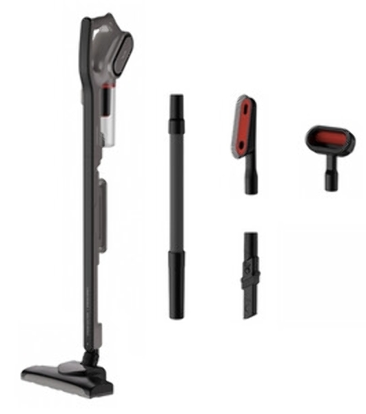 Пылесос вертикальный DEERMA Combo DX700S серый/черный, питание от сети, 210 Вт, уборка сухая, пылесборник 0.8 л