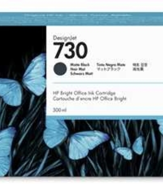 Картридж струйный HP 730 300-ml черный матовый Ink Crtg
