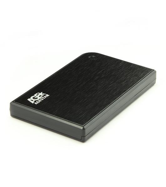 Внешний корпус для HDD/SSD AgeStar 3UB2A14 SATA II пластик/алюминий черный 2.5'