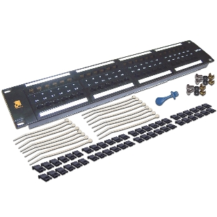 Патч-панель Lanmaster LAN-PPL48U5E 19' 2U 48xRJ45 кат.5e UTP