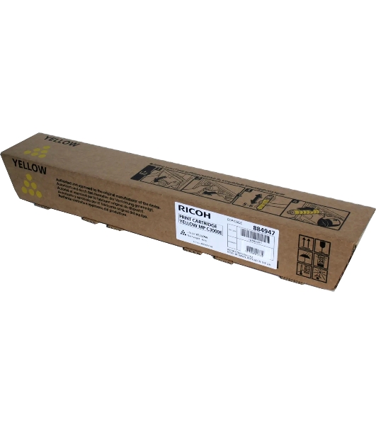 Картридж лазерный Ricoh Aficio MP C2000/C2500/C3000 желтый, type MPC3000E (15K)