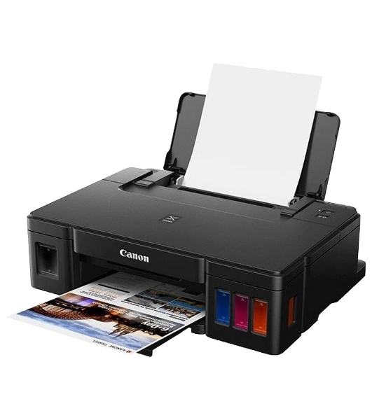 Принтер струйный Canon PIXMA G1410, 4-цветный струйный СНПЧ A4, 8.8 (5 цв) изобр./мин, 4800x1200 dpi, подача: 100 лист., USB, печать фотографий, печать без полей