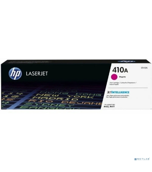 Картридж лазерный Hewlett-Packard HP 410A CF413A пурпурный для HP LJ Pro M452, M477 2300 стр.