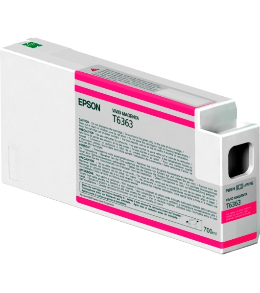 Картридж струйный Epson C13T636300 пурпурный (700 мл) для Stylus 7700, 7890, 7900, 9700, 9890, 9900, WT7900
