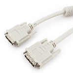 Кабель DVI-D dual link Gembird/Cablexpert CC-DVI2-6C, 25M/25M, 1.8м, экран, феррит.кольца, пакет, фото2