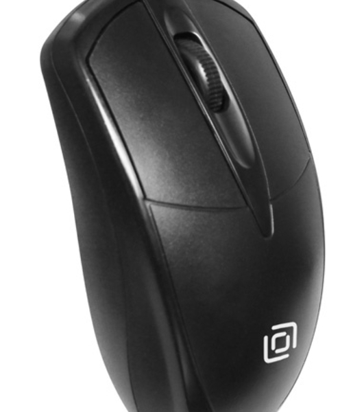 Мышь проводная Oklick 125M черный, 1200 dpi, USB, кнопки - 3
