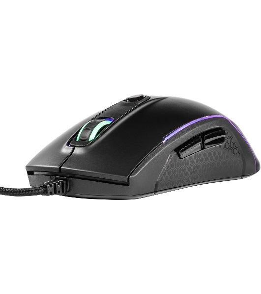 Мышь проводная Harper Gaming Kickback GM-P05 черный, 10000 dpi, USB, кнопки - 8