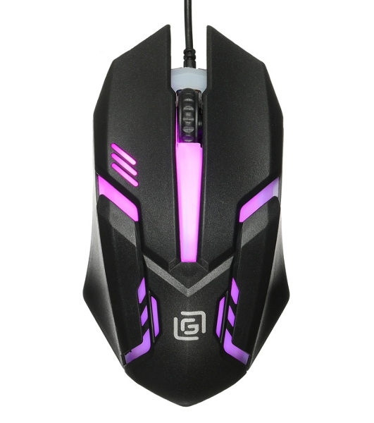 Мышь проводная Oklick 396M INSOMNIA черный, 1000 dpi, USB, кнопки - 3