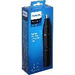 Триммер для носа Philips NT1620/15 роторный режущий элемент, водонепроницаемый корпус - пластик, цвет - черный, в комплекте батарейка АА, фото8