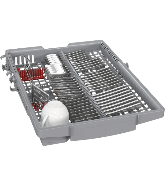 Встраиваемая посудомоечная машина Bosch SPV4HMX10E, серебристый, 44.8 см, 10 компл., 44 дБ, класс A++