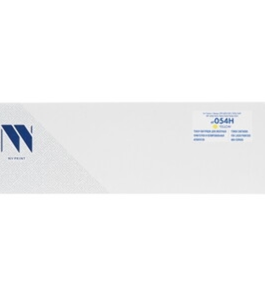 Картридж лазерный NVPrint совместимый NV-054H Yellow для Canon i-Sensys LBP-620/621/623/640/MF-640/641/642/643/644/645 (2300k)