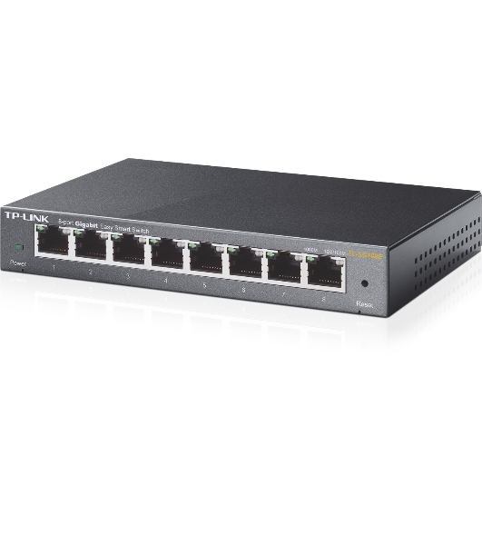 Коммутатор TP-Link SMB TL-SG108E 8-port Desktop Gigabit Switch, 8 10/100/1000M RJ45 ports