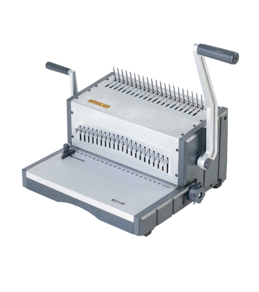 Переплетчик Office Kit B2130 A4/перф.30л.сшив/макс.500л./пластик.пруж. (4.5-51мм)