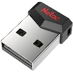 Флешка USB Netac UM81 (NT03UM81N-008G-20BK), 8Gb, USB 2.0, R/W 30/10, черный/красный, фото2