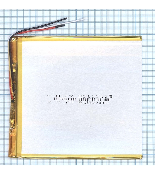 Аккумулятор Li-Pol (батарея) 3x110x115мм 3pin 3.7V/4000mAh