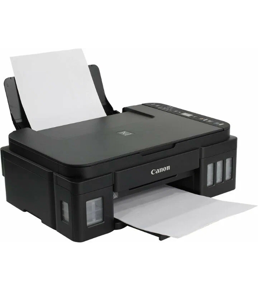 МФУ струйное Canon PIXMA G3410 (2315C009), A4, цветное, печ. 8.8 стр/мин (ч/б) 5 стр/мин (цвет), скан. до 19 стр/мин., 4800x1200 dpi (принтер) 1200х600 dpi (сканер), USB, Wi-Fi
