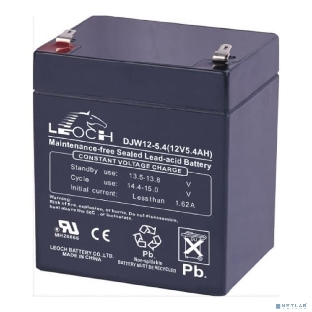 Аккумуляторная Батарея Leoch DJW12-5.4 F2 (12V 5,4Ah)