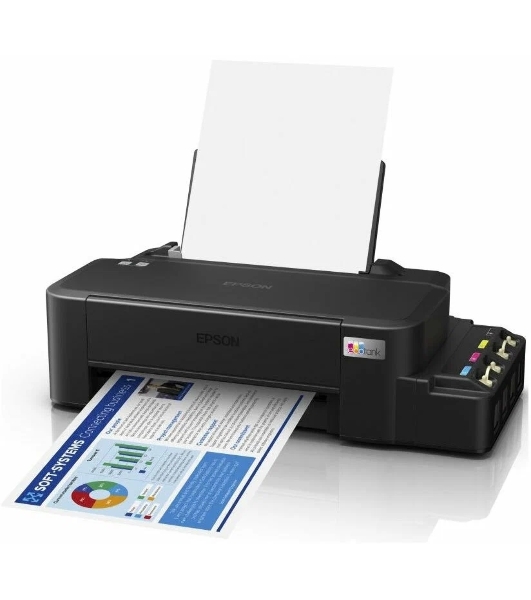 Принтер струйный Epson L121 (C11CD76414), A4, цветной, печ. до 9 стр/мин. (ч/б) до 4.8 стр/мин. (цвет), 720 x 720 dpi, USB