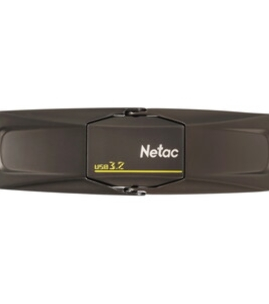Флешка USB Netac US5 (NT03US5C-256G-32TA), 256Gb, USB 3.2/TypeC, R/W/ 550/500, черный