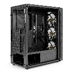 Компьютерный корпус Miditower ExeGate EVO-5001A (ATX, без БП, 2хUSB+1хUSB 3.0+HD Audio, черный, 3 вент.12см с RGb подсветкой, боковая панель - закаленное стекло), фото20