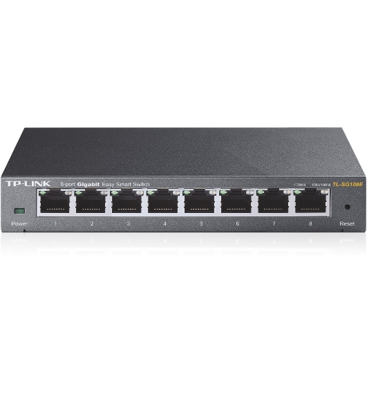 Коммутатор TP-Link SMB TL-SG108E 8-port Desktop Gigabit Switch, 8 10/100/1000M RJ45 ports