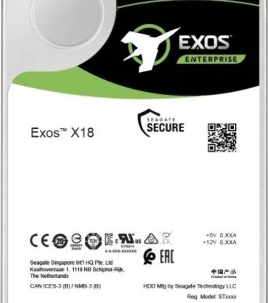 Жесткий диск Seagate SAS 12Tb 7200RPM 12Gb/S 256MB ST12000NM004J