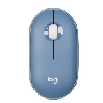 Мышь беспроводная Logitech Pebble M350 синий, 1000 dpi, радиоканал, Bluetooth, USB, кнопки - 3, фото10