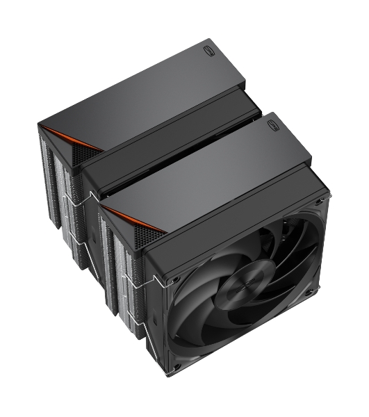Кулер для процессора PCCooler RZ620 BK (260W, 4-pin PWM, 157.5мм, Al/Cu, 6x6мм, 1x120мм, 86.73CFM, 32dBA, 2200RPM, S: 1851/1700/1200/115X, AM5/AM4, черный)