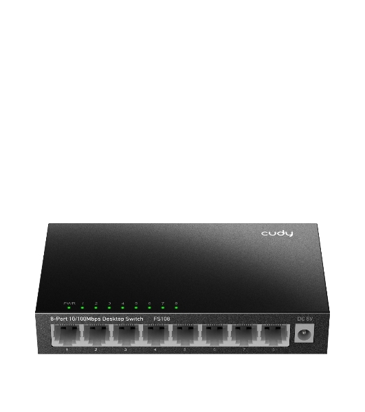 Коммутатор Cudy FS108, 8×100 Мбит/с