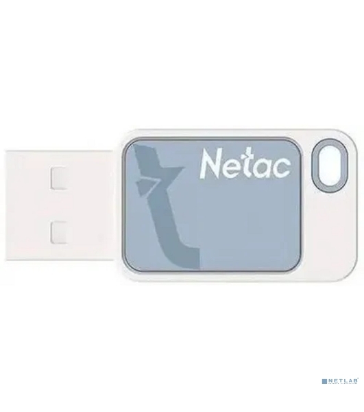Флешка USB Netac UA31 (NT03UA31N-008G-20BL), 8Gb, USB 2.0, R/W 110/45, синий/белый