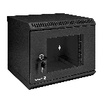 Шкаф телекоммуникационный 10' настенный 6U ExeGate EC-WM-6U.280.G.BLACK (10', 6U, 350x280x287мм (ШхГхВ), передняя дверь закаленное стекло, пыле- и влагозащита IP23, черный RAL 9004), фото13