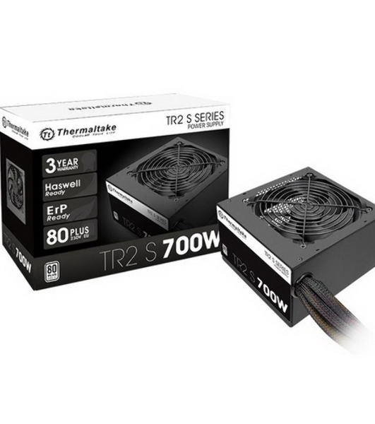 Блок питания Thermaltake TR2 S 700W (PS-TRS-0700NPCWEU-2), 700Вт, 80 PLUS, 120мм, черный