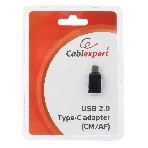 Переходник Cablexpert Переходник USB, USB Type-C/USB 2.0F, пакет (A-USB2-CMAF-01), фото2